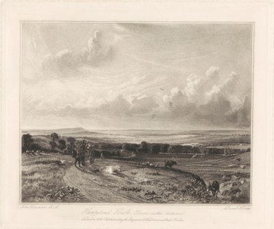 Hampstead Heath, Harrow in de verte door David Lucas