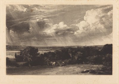 Een Zomerland door David Lucas after John Constable