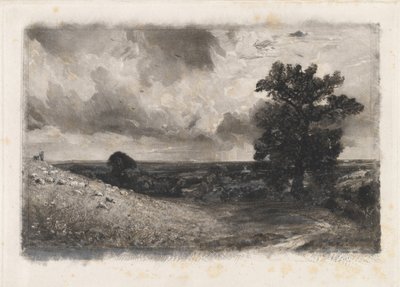 Middag door David Lucas after John Constable