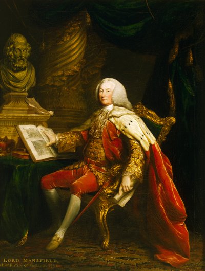 Portret van William Murray door David Martin