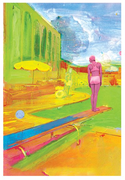 Het Groene Zwembad, 2016 door David McConochie