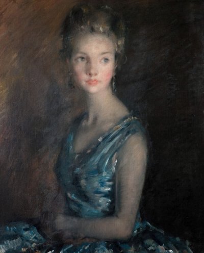 Blauw en Zilver, 1929 door David Muirhead