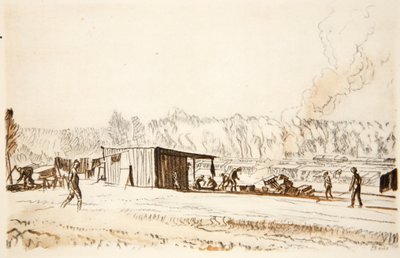Een keuken in het veld, illustratie uit 