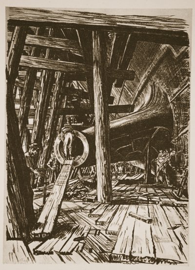 Een schachtbeugel, illustratie uit 