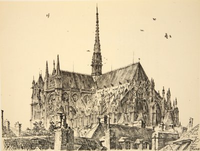 Kathedraal van Amiens, illustratie uit 