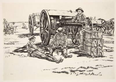Dinnertijd: Mannen van de RFA, illustratie uit 