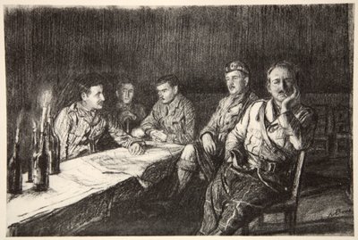 Officiersmess van de Gordon Highlanders, illustratie uit 