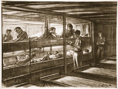 Op een hospitaalschip, illustratie uit 