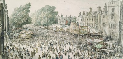 St. Giles Fair, Oxford door David Muirhead Bone