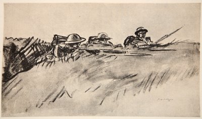 Welshe soldaten, illustratie uit 