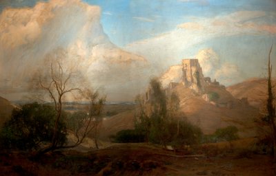 Lang daarna, Corfe Castle, Dorset, 1894 door David Murray