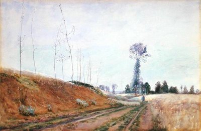 Wegweide in Picardië, c.1887 door David Murray