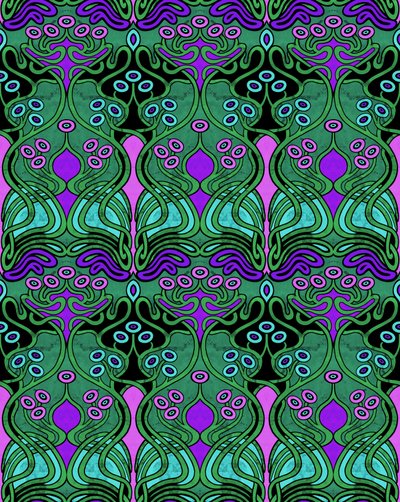 Beauclair Zwart, 2018,(mixed media digitaal) door David Newton
