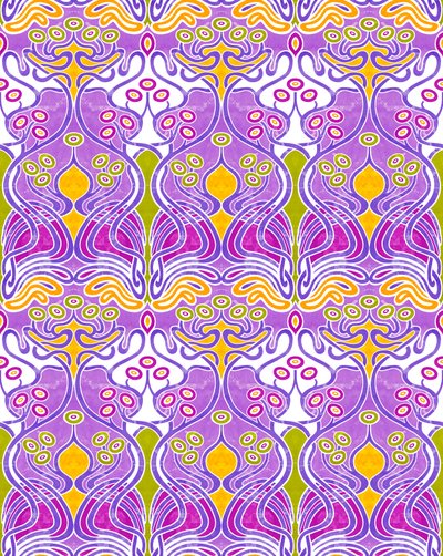 Beauclair Mauve, 2018 (gemengde techniek digitaal) door David Newton