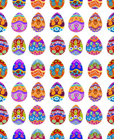 Fabeggs2, 2019 (gemengde techniek digitaal) door David Newton