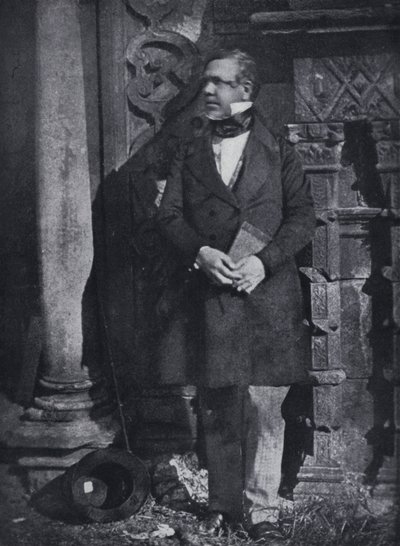 De schilder David Roberts, RSA door David Octavius (after) Hill