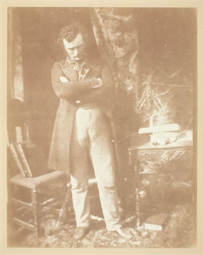 Mr. Robertson, Sub-Editor van The Witness, c. 1843-44 door Hill and Adamson