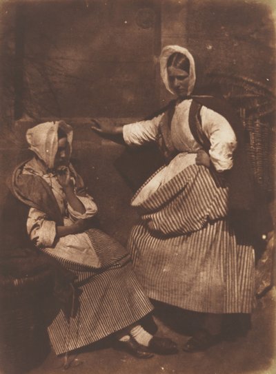Newhaven Visvrouwen, ca. 1845 door Hill and Adamson