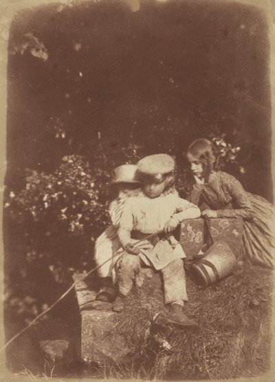Bij het Minnow Pool, 1843-1847 door David Octavius Hill, Robert Adamson