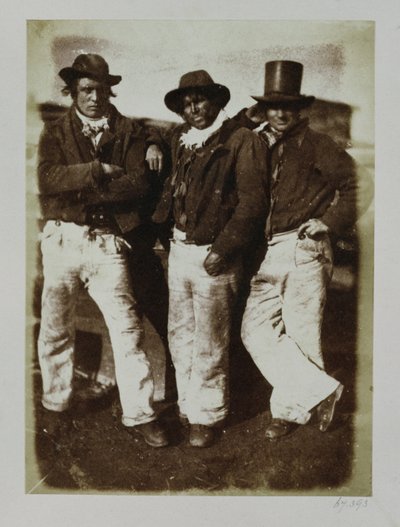 Vissers aan land, c.1843-47 door David Octavius Hill