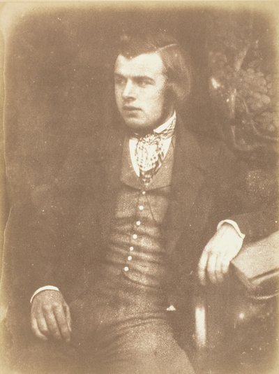 Mr. Brodie, RSA, 25 augustus 1845, beeldhouwer, woonde in Cornwell St. door David Octavius Hill