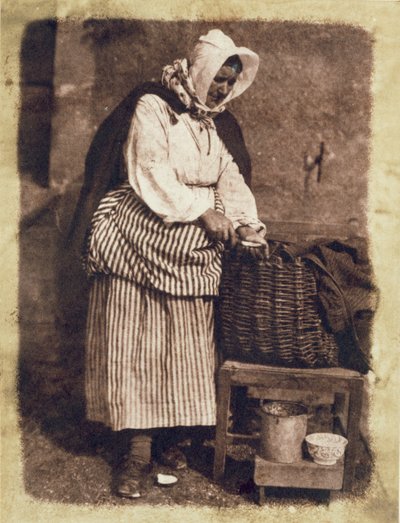 Oestervrouw, 1843-47 door David Octavius Hill