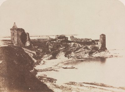 Kasteel St. Andrews, vanuit het Zuidoosten, 1846 door David Octavius Hill