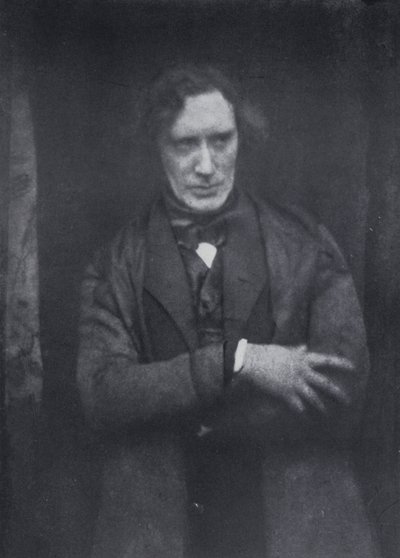 De schilder David Scott, RSA door David Octavius Hill