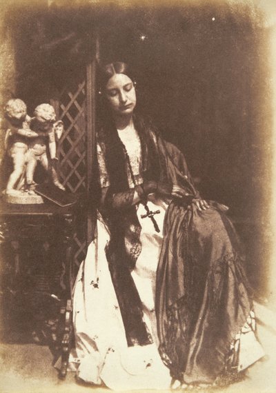 Miss Elizabeth Rigby (1809-93) later Lady Eastlake, ca. 1844 door David Octavius Hill and Robert Adamson