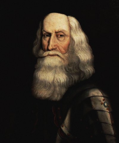 Portret van Generaal Thomas Tam Dalyell van The Binns 1615-1685 door David Paton