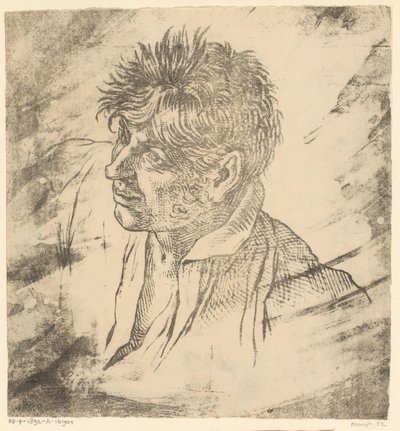 Portret van een man door David Pièrre Giottino Humbert de Superville