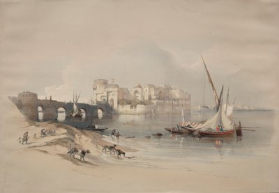 Citadel van Sidon door David Roberts