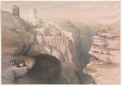Klooster van St. Saba, 1839 door David Roberts