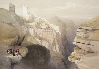 Klooster van St. Saba, 4 april 1839, plaat 51 uit Volume II van 