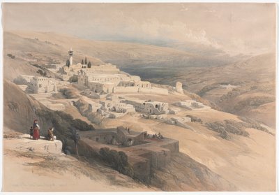 Klooster van de Terra-Santa, Nazareth door David Roberts