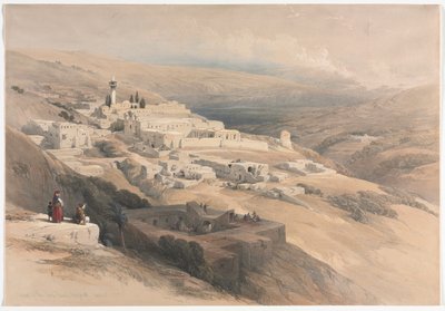 Klooster van de Terra-Santa, Nazareth, 1839 door David Roberts