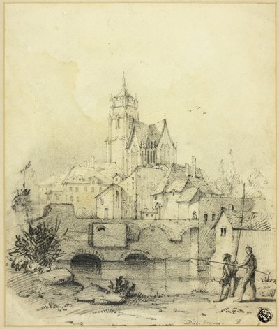 Dole, Frankrijk door David Roberts