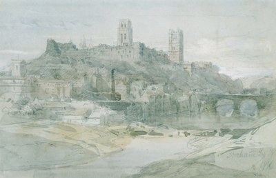 Durham, 1836 door David Roberts