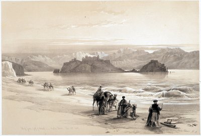 Eiland Graia, golf van Akabah, tekening gemaakt op 27/02/1839 in 