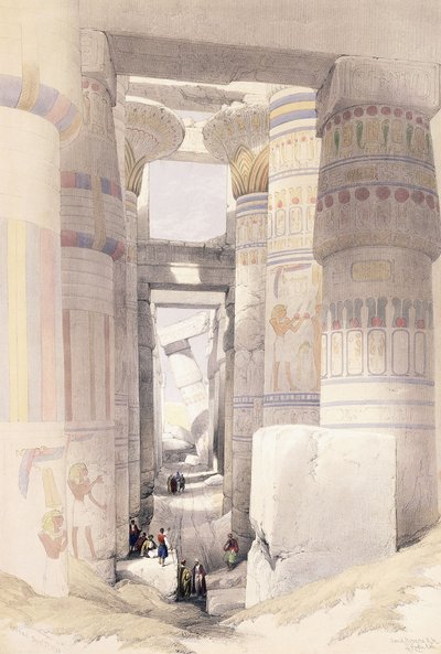 Karnak, 27 november 1838, 1842-1849 door David Roberts