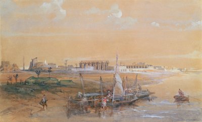 Luxor aan de Nijl, 1839 door David Roberts