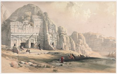 Petra, Oostelijk Einde van de Vallei door David Roberts