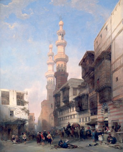 De poort van Metawalea, 1843 door David Roberts