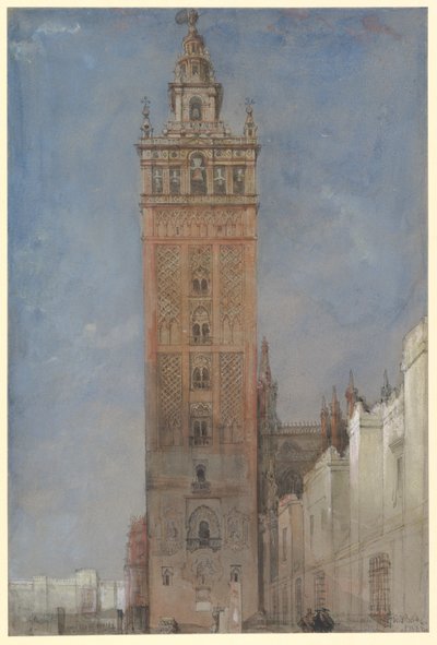 De Giralda, Sevilla door David Roberts