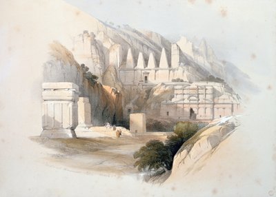 De Necropolis, Petra, uit Volume III van 