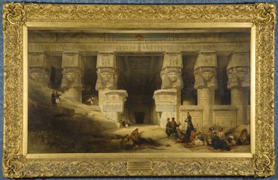 De Tempel van Dendera, Boven-Egypte door David Roberts