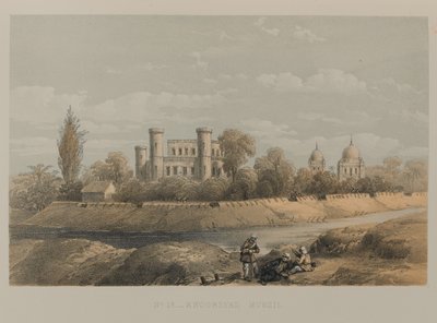 Khoorsyad Munzil, Lucknow door David Scott Lieutenant Colonel (after) Dodgson