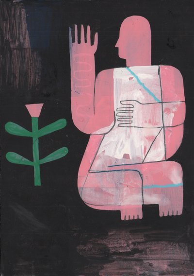 Zwart En Blauw 3, 2023 door David Shillinglaw