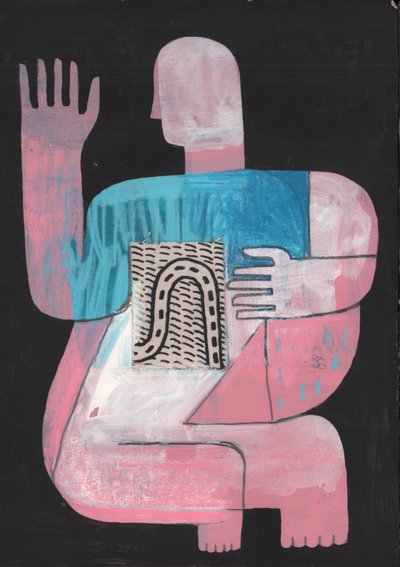 Zwart en Blauw 6, 2023 door David Shillinglaw