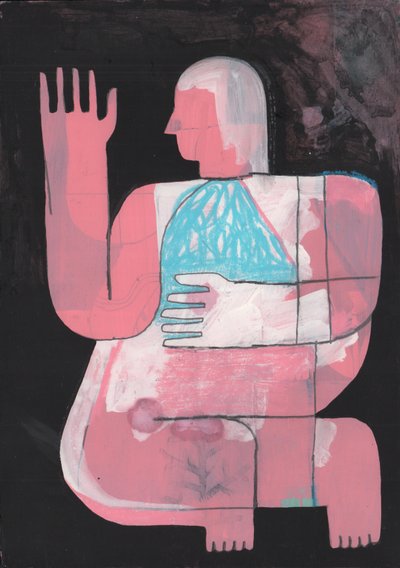Zwart en Blauw 7, 2023 door David Shillinglaw